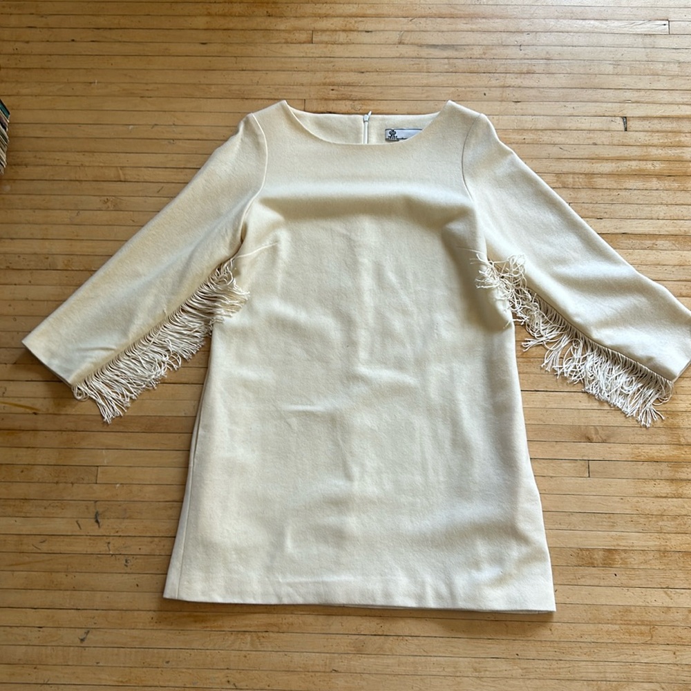 Wool Fringe Mini Dress from In God We Trust